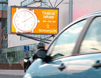 Advertizing LED screens