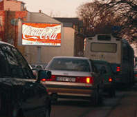 Advertizing LED screens