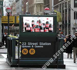 Network of Clear Channel LED screens in New York