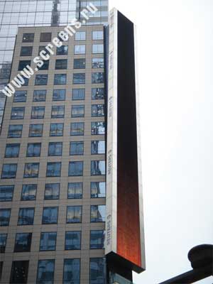 LED screens in the Times Square in New York