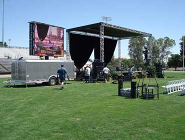 Mobile LED screen