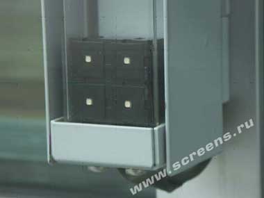 LED modules location in media fa&ccedil;ades