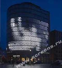 Germany. Sony Center's media-facade in Berlin