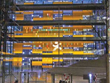 Merck Serono media façade