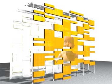Merck Serono media façade