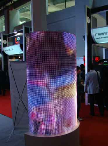 Rounded LED screen