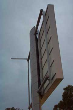 Exemples de lier d'installations de plein air ou �crans de grande dimension