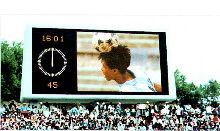 LED electronic screen at stadium