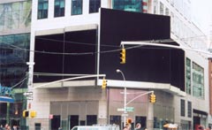 5 les plus nouveaux grands signes des expositions des écrans électroniques à New York à Carré Times