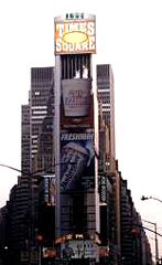 Grand écran dans Times Square