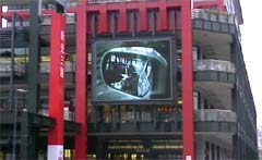 Grand écran LED de la publicité